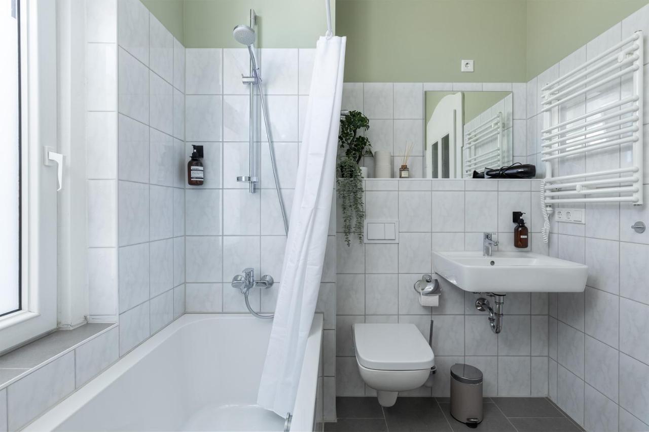 Apartment direkt im Zentrum für bis zu 6 Personen bahnhofsnah Leipzig Exterior foto